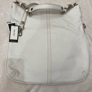 Nine West White Hobo Purse